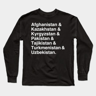 Stan Countries Names List Long Sleeve T-Shirt